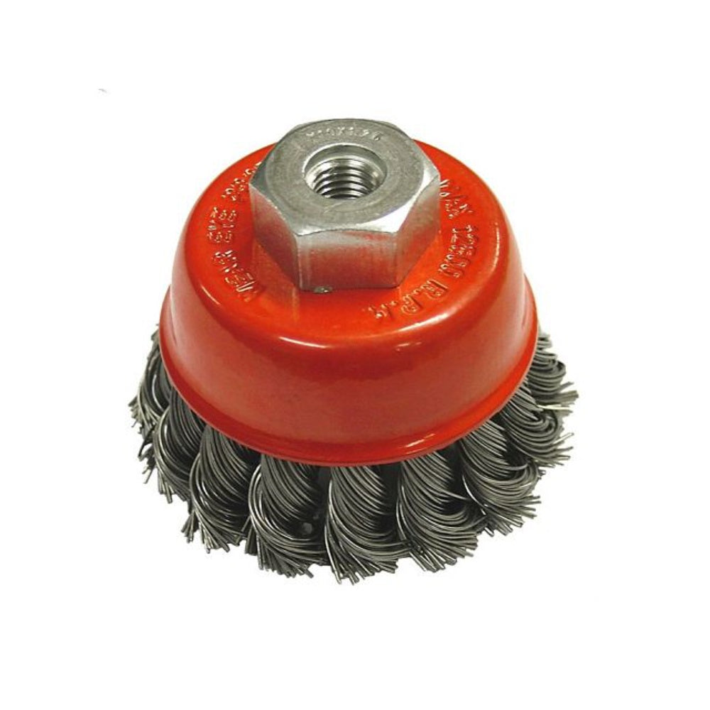 Brush, Wire, Cup Type, Knot Style, Stainless Steel, M10 X 65, 4771A23