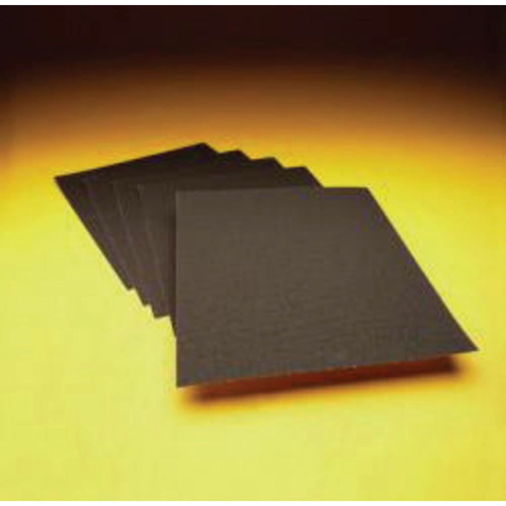 Abrasive,Sheet:9 In Wd X 11 In Lg,Emery Gr 3,Grit Extra Coarse,Cloth, OFFERED: 3M Dry Coarse Grade Emery Cloth, 9 x 11 Inches, Black