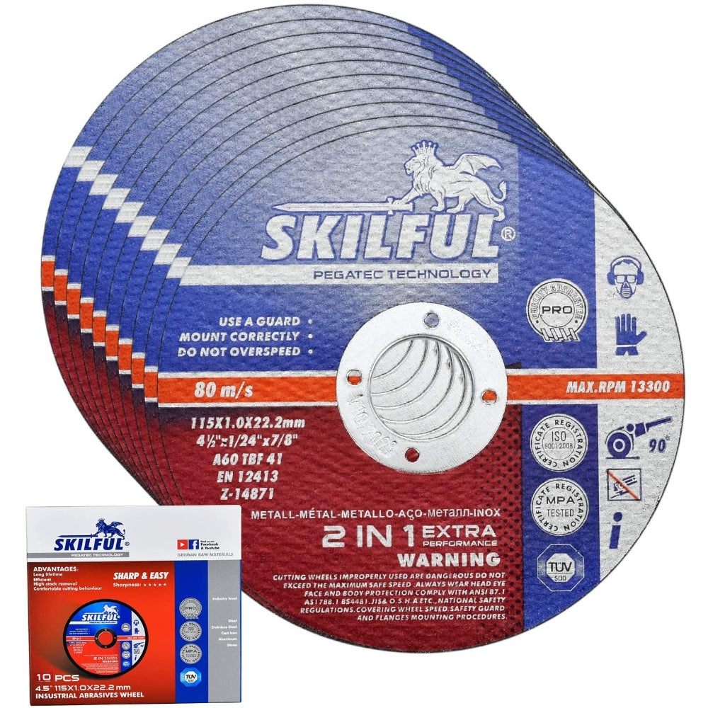 Wheel, Cut Off, 115 X 2.5 X 22.2 Mm, OFFERED: PFERD CUT OFF WHEELS, 115 X 2.4 X 22.2 MM, P/N: 523032