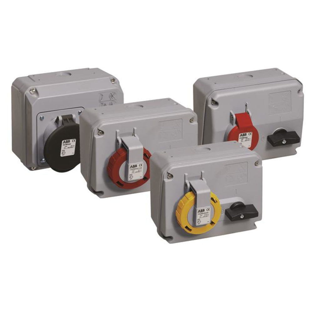  Switched Interlocked Socket-Outlet, 9H, 63A, Ip67, 3P+N+E, 463Mhs9W, 2CMA167907R1000