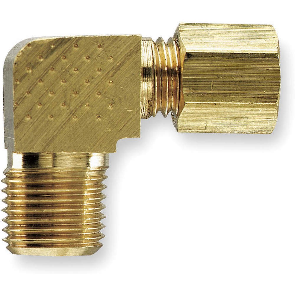 PARKER Extended Elbow Brass Compression x M 1/4 Inch 269C44