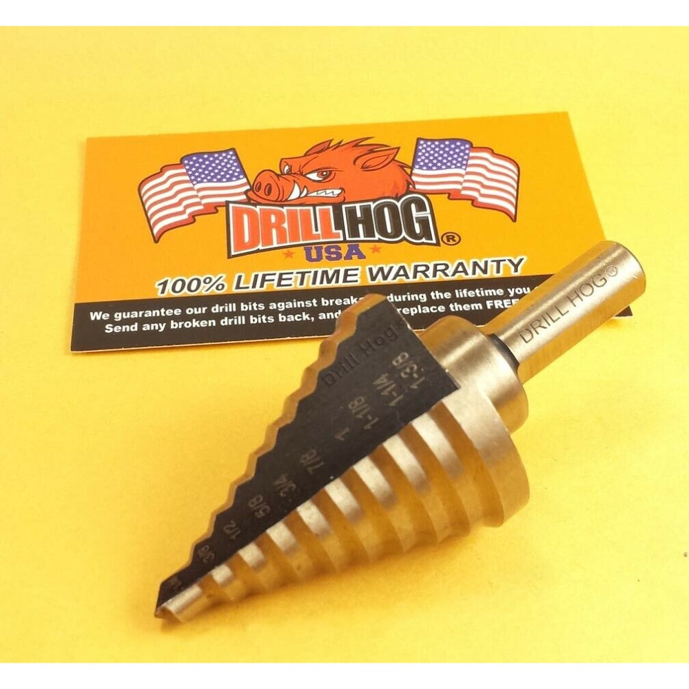 Drill, Multi-Step, Steel, 13 Steps, 1/8 - 1/2 Inches, DWA1787