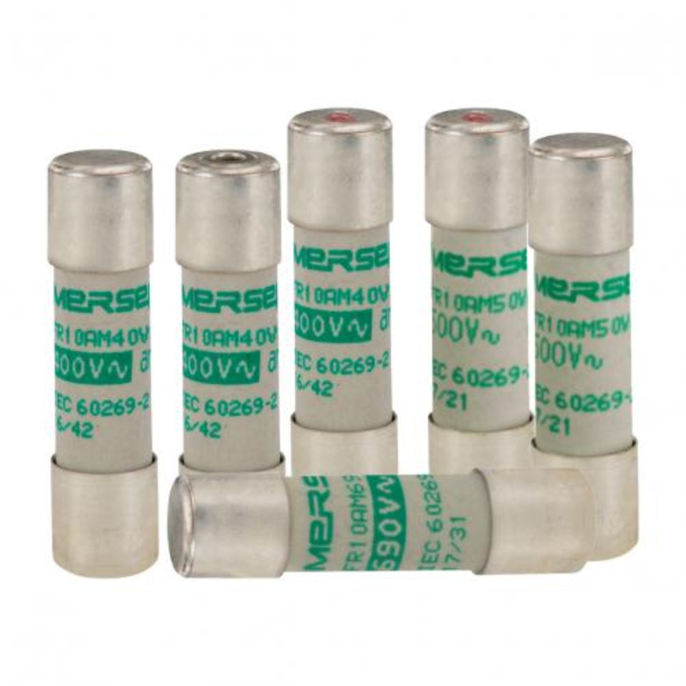 Fuse, Ferrule, Type: Cylindrical, 4 Amp, 500 Vac, 10 X 38 Mm, 440004