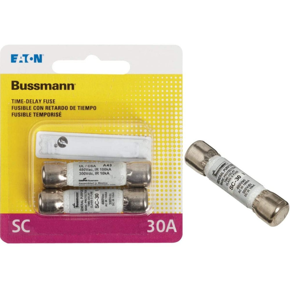 Fuse, Electrical, Type: Time Delay, 30 Amps, 600 Vac/ 300 Vdc, FLSR30/FRS-R-30