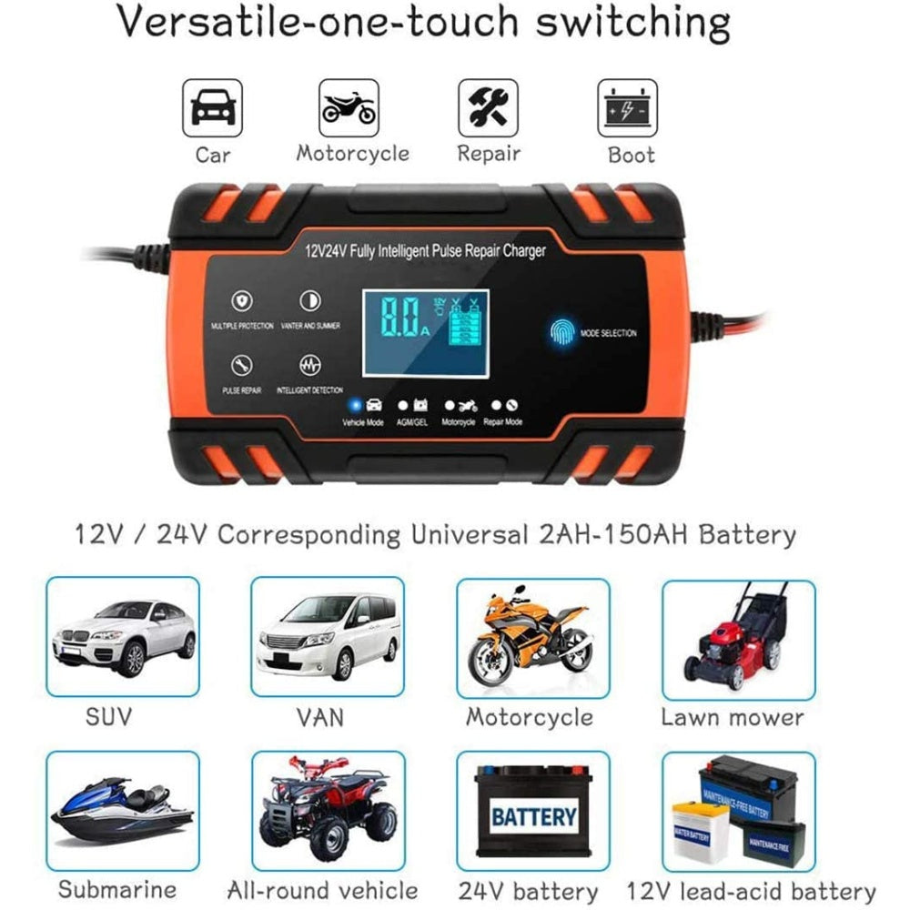 Charger, Battery Type: Automotive Power Source: 204-254 Vac, 10000-05856 / 42.70.0001