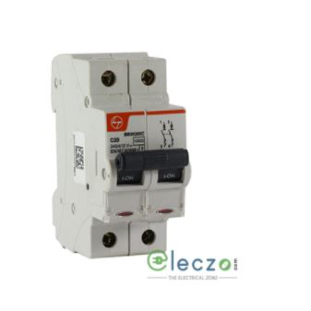 Mcb, Exora Series 10 A Double Pole Mcb, BB2010DC