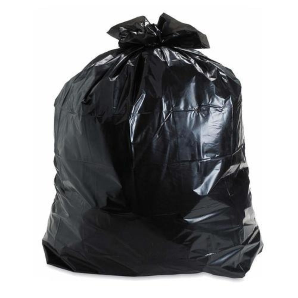 Plastic Waste Bag 125X135 1 Pak/10 Kg Heavy Duty Black