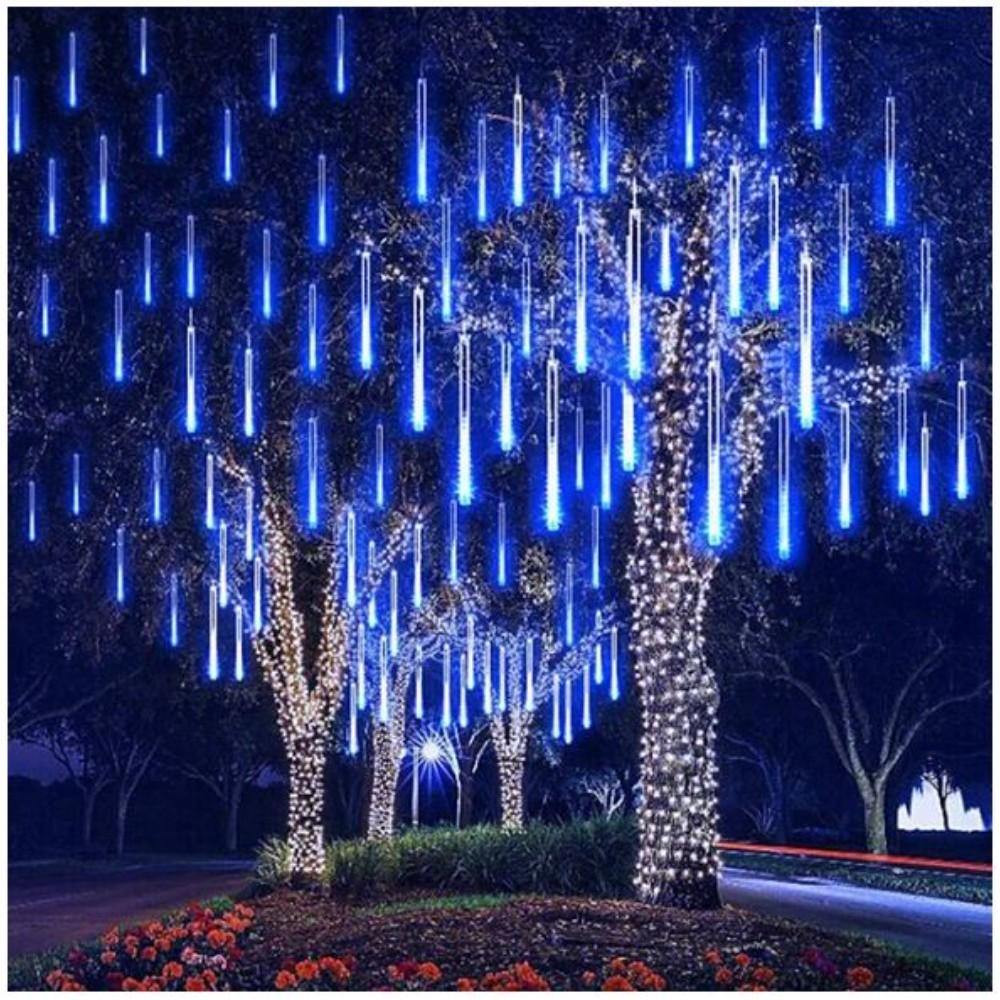 50Cm 100-240V Outdoor Meteor Shower Rain 8 Tubes Led String Lights Waterproof For Christmas Wedding Party Decoration #07743940 #07743940 - TagTorch