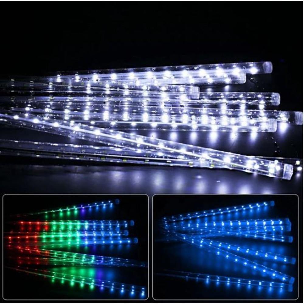 50Cm 100-240V Outdoor Meteor Shower Rain 8 Tubes Led String Lights Waterproof For Christmas Wedding Party Decoration #07743940 #07743940 - TagTorch
