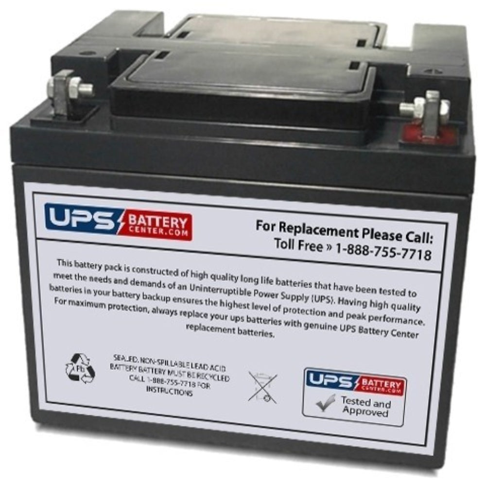 Battery, Storage, Rechargeable, 12V, 44Ah, NP44-12, NP44-12