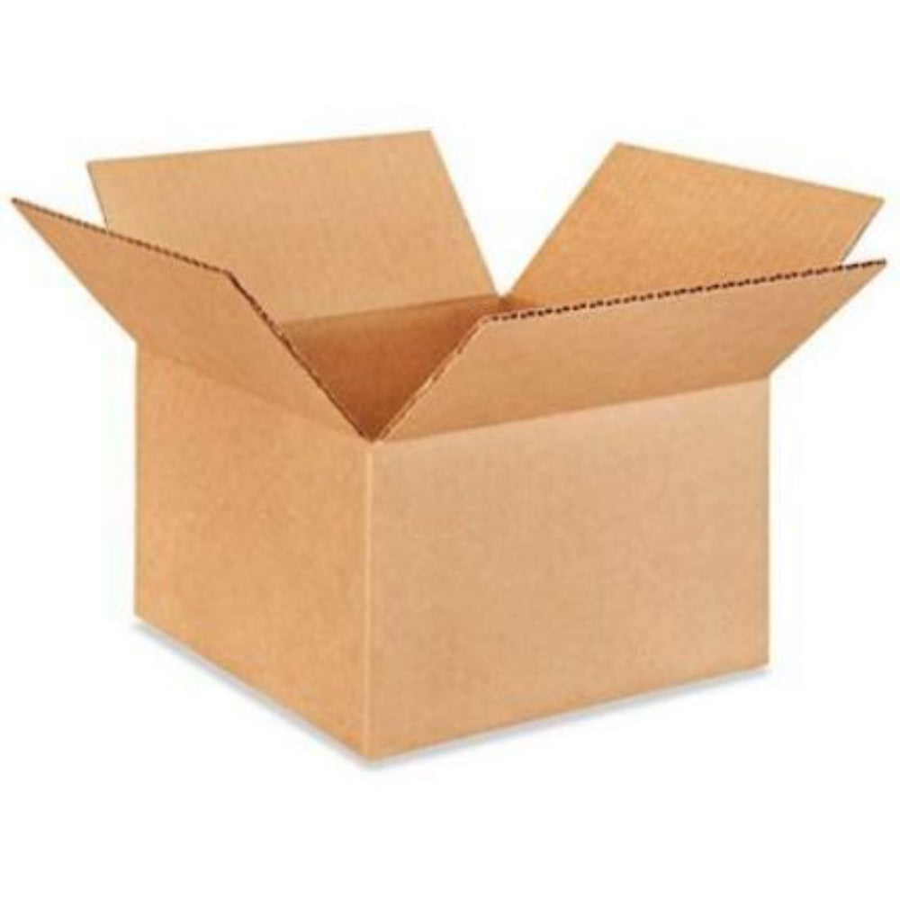 Box, Shipping, Flat, Corrugated, 8 X 8 X 5 Inches, 885, 885, 885, 885