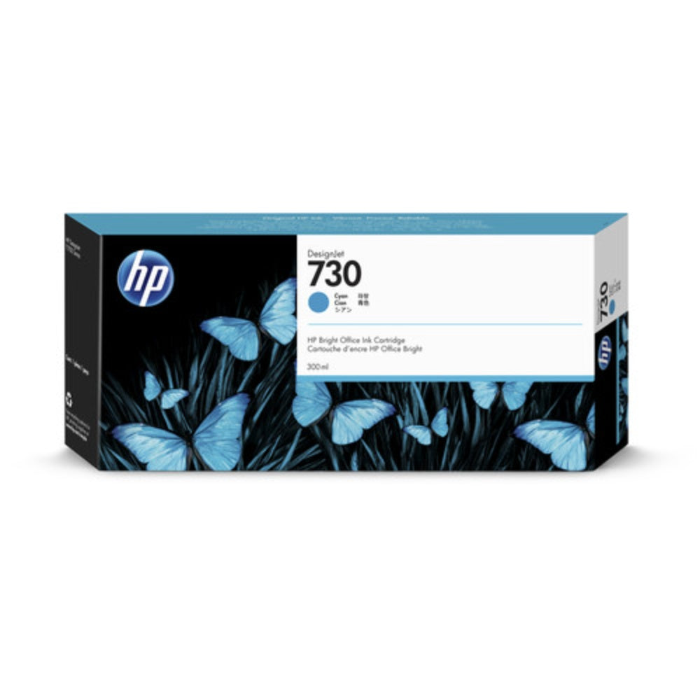 Ink, Cartridge, Designjet, 730, Cyan, 300-Ml, P2V68A