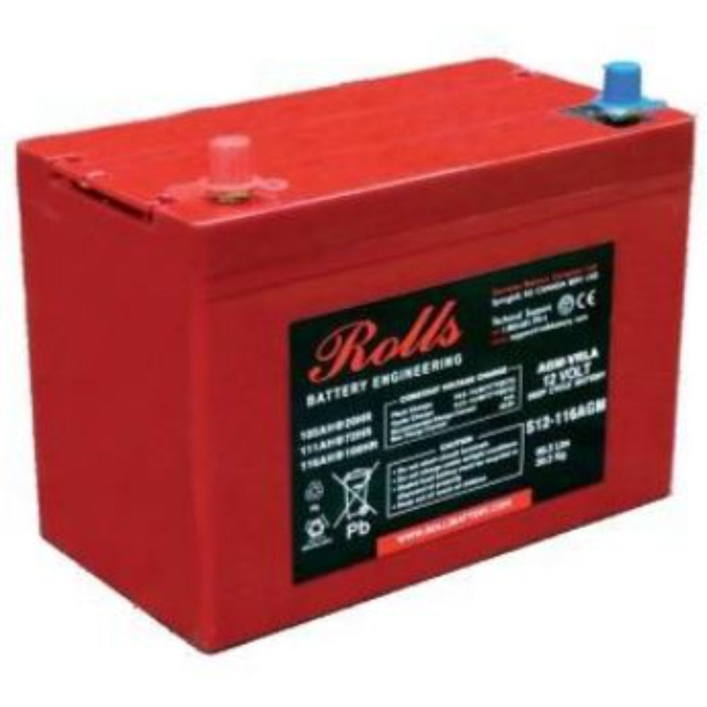 Battery, Storage, Lead Acid, 86-116 Ah, 12V, S12-116AGM