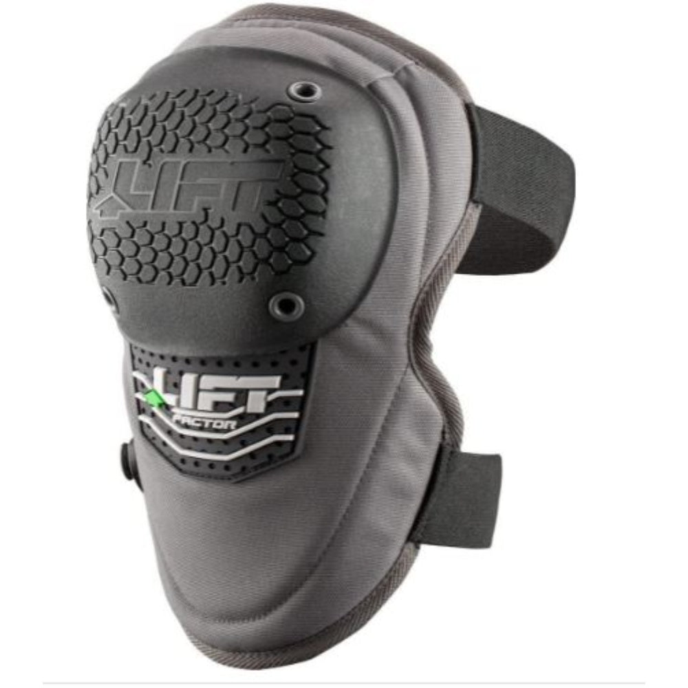 Pads, Knee, Industrial, Nylon, One Size, Color: Gray/Blac, KFR-0K