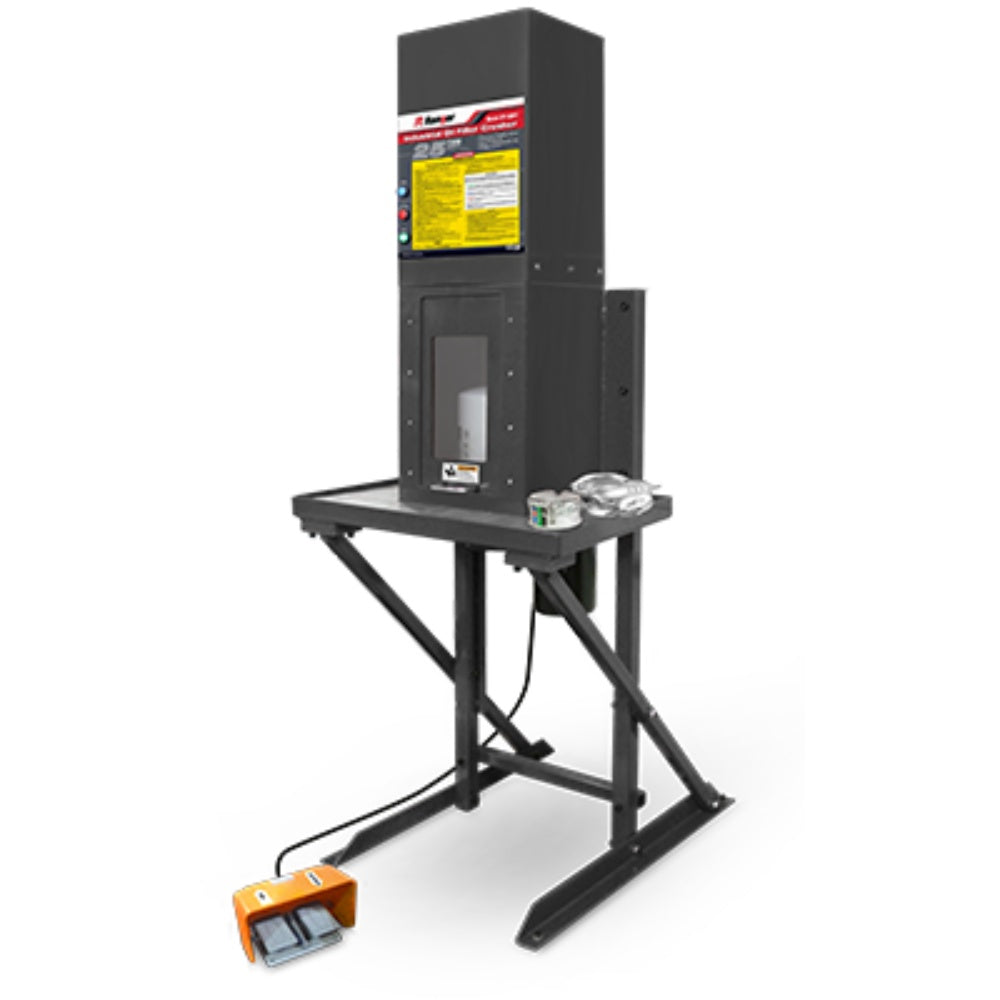 Press, Oil Filter Unit, (Crusher), 70,650 Lbs, 1 Ph, 208-230V, 50 Hz, 15A, P-300-50