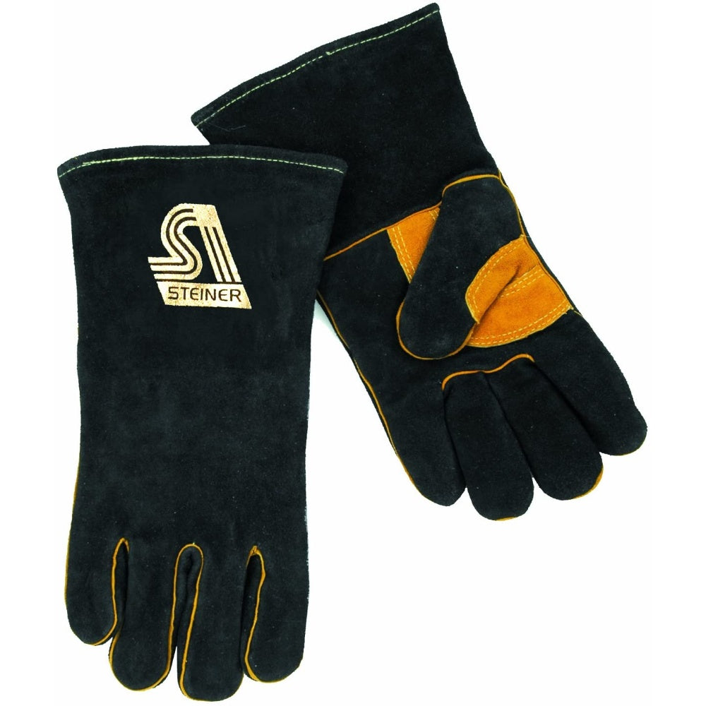 Gloves, Welders', Stick, Thermocore, Black, Large, 14 Inches, 2619B