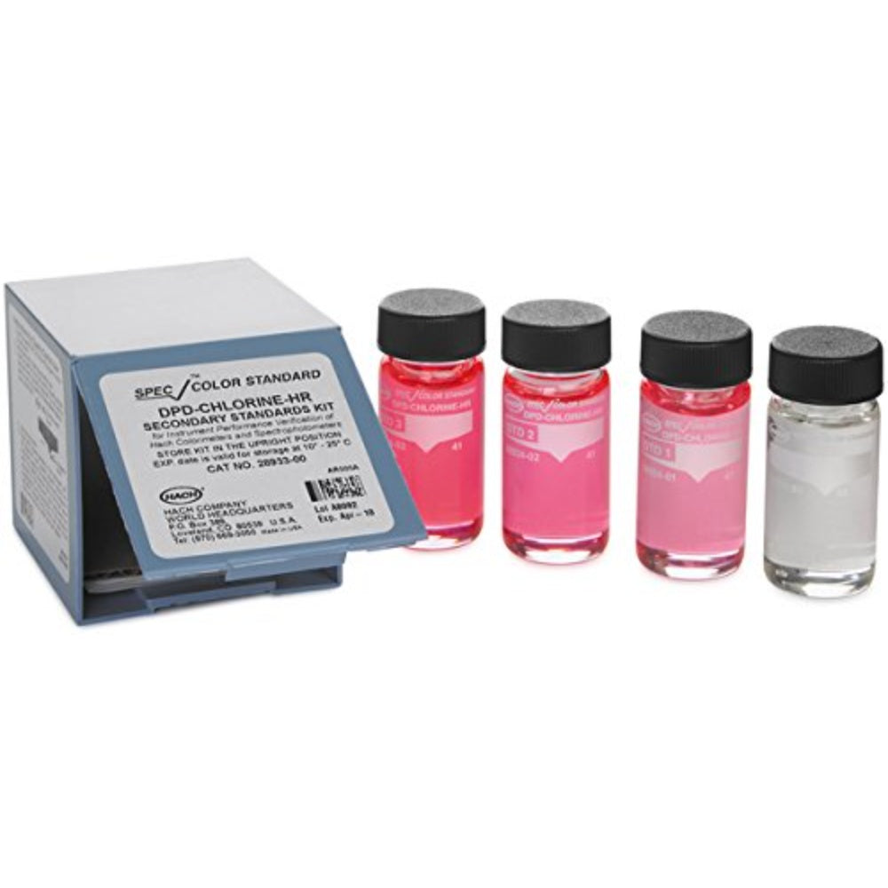 Chlorine Test Reagent, Dpd, Chlorine – Hr, 0 - 8.0 Mg/L Cl2, 2893300