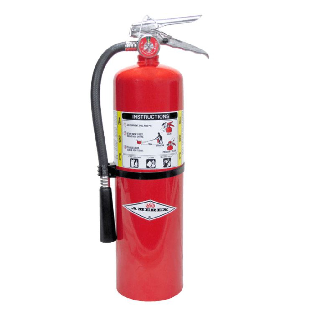 Extinguisher, Fire, Dry Chemical, W/ Brass Valve, 10 Lbs, 114