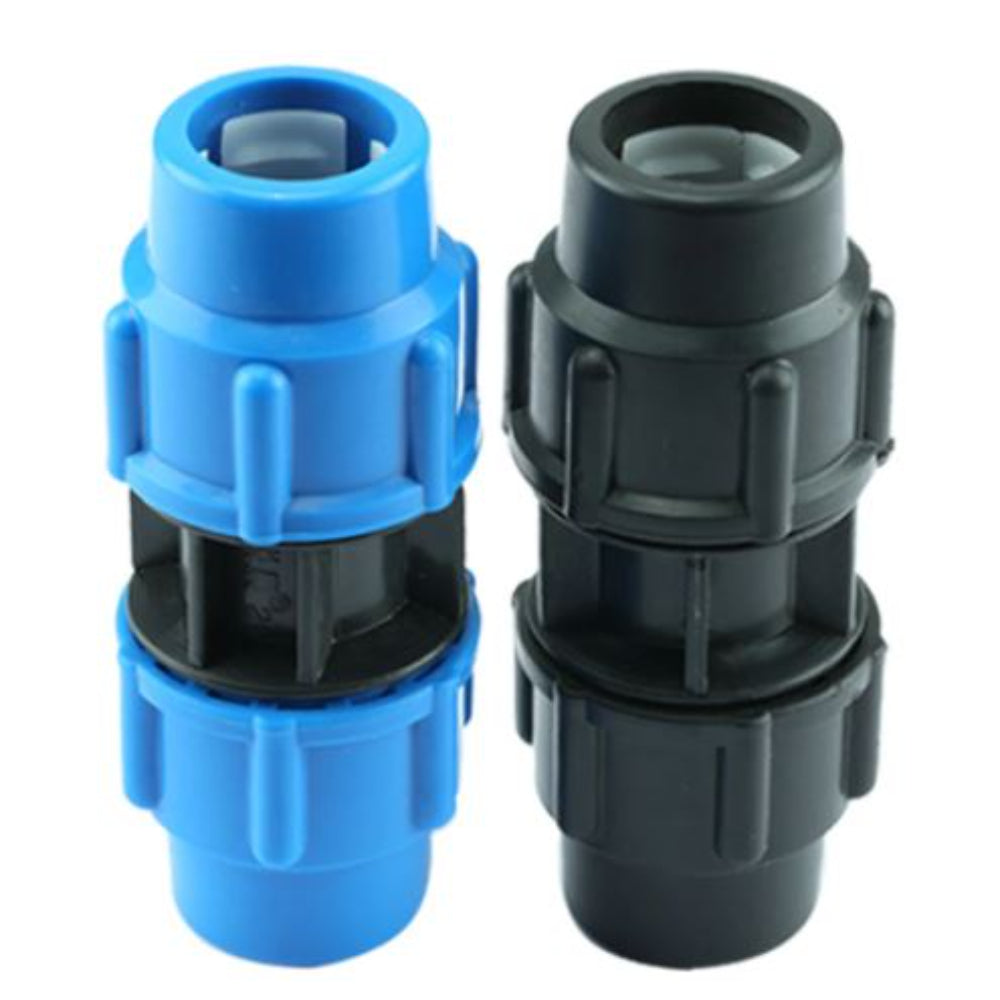 Connector, Pipe, Straight, Plastic, Black, 20 Mm, STR20S
