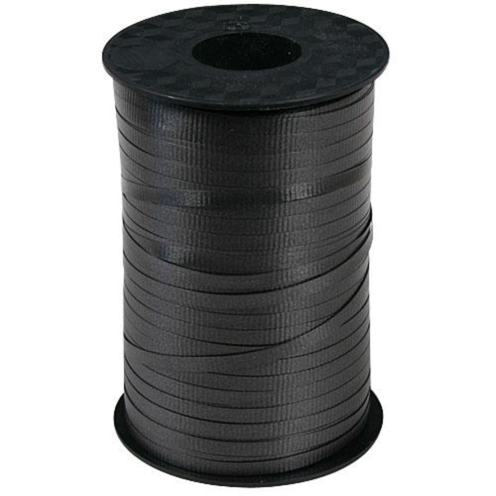 Black Curling Ribbon 500 Yds, CRBDEC-BLK