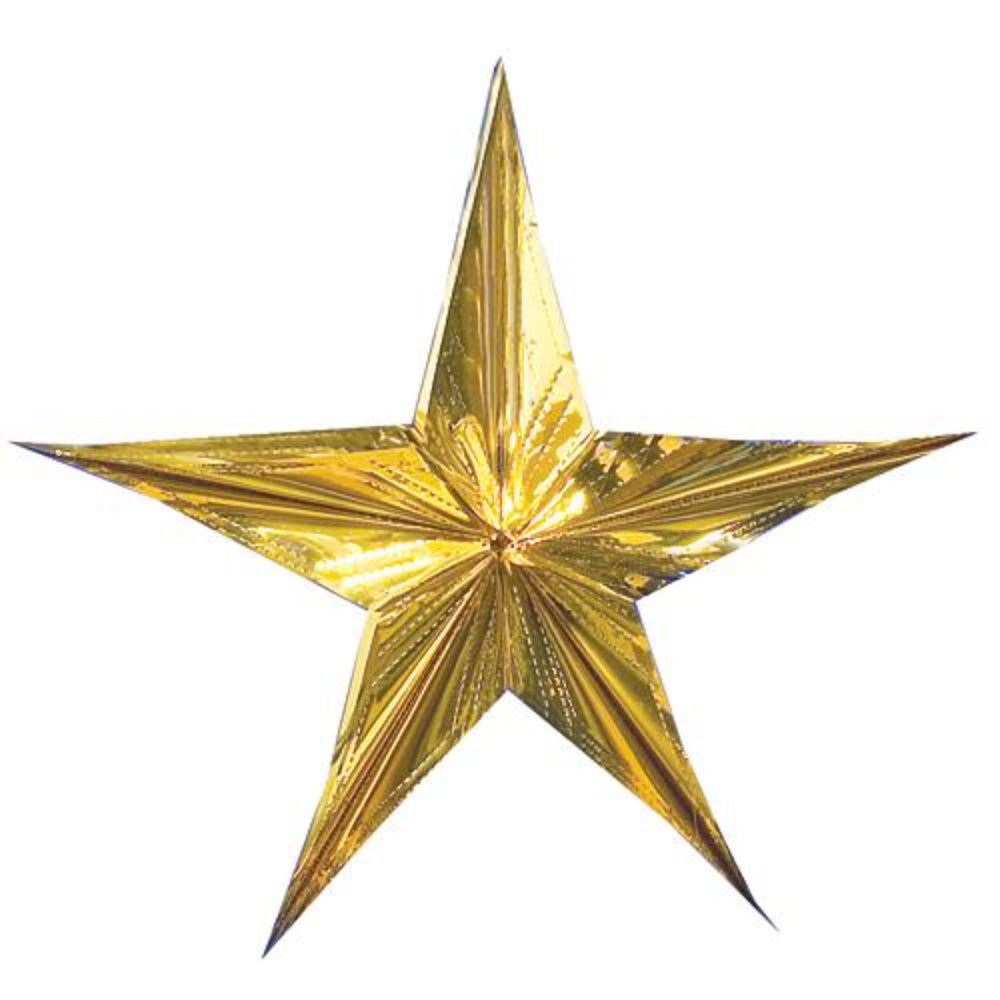 Gold Sparkling Hanging Star, STRSPK-GOL