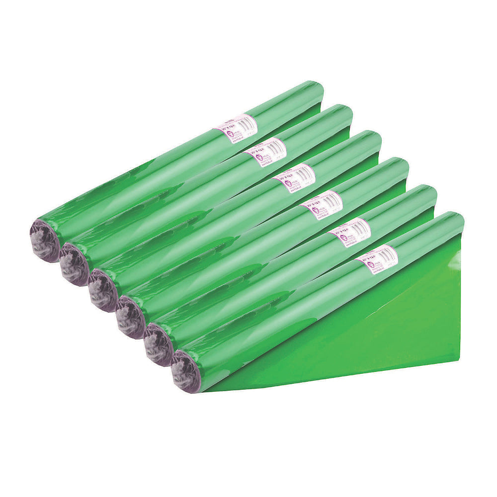 Hygloss® Cello-Wrap™ Roll, Green, 6 Rolls, #13946006