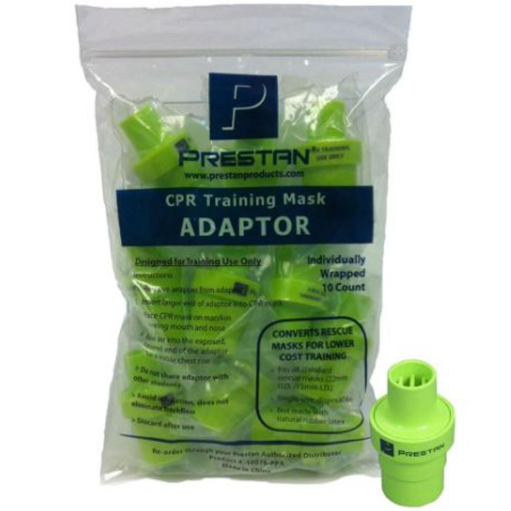 Adapter, Rescue Mask, Disposable, Hard Plastic 10076-Ppa-50 - TagTorch