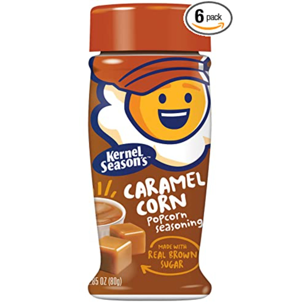 Seasoning, Popcorn, Caramel, 8.5 Oz, KERNEL SEASONS CARAMEL 32 Oz x 6 Per case