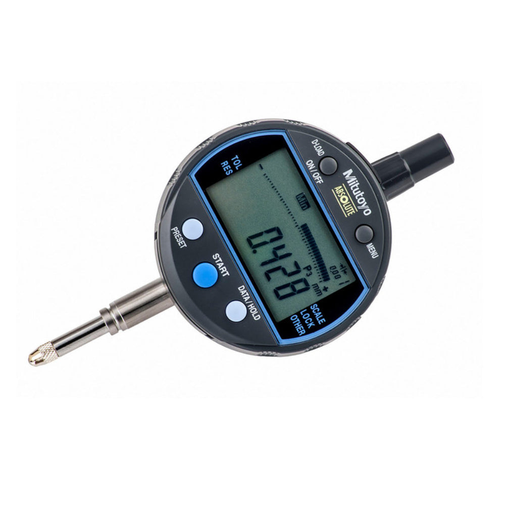 Mitutoyo 543-310B Absolute Digimatic Indicator, Range:12.7Mm, Accuracy:+/- 0.003Mm, Resolution:.00005"/1ΜM,, 543-310B