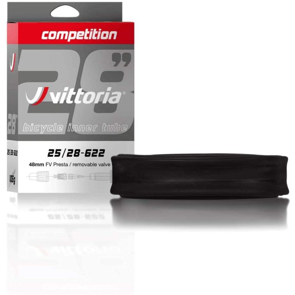 Vittoria Competition Butyl Bicycle Tube - 48mm Presta X175/210 (47/52584) Vittoria 25 28 622