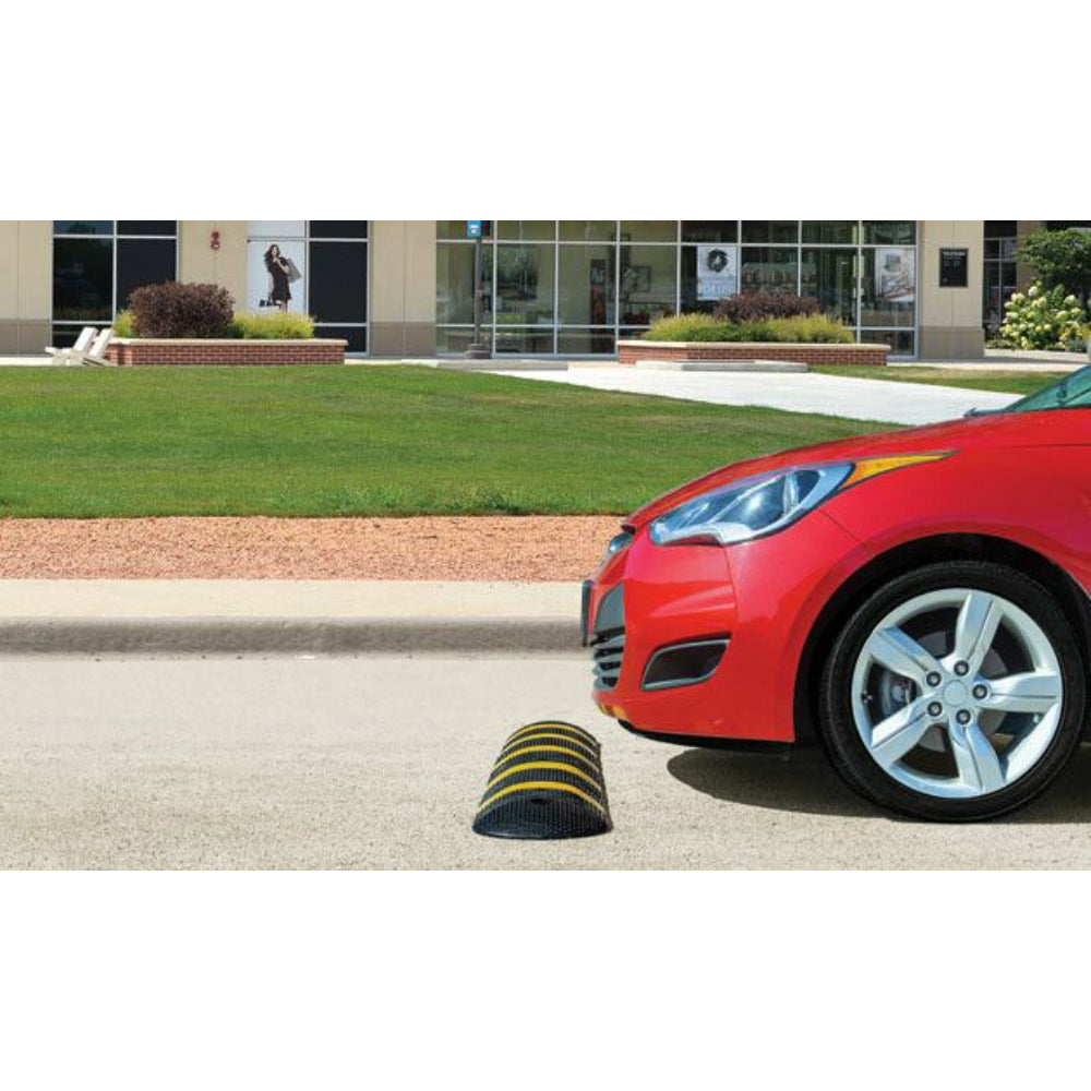 Bump, Speed, Road, Black Rubber, Black/White, 82 X 20 X 12 Cm, DH-TS-16[B/W]
