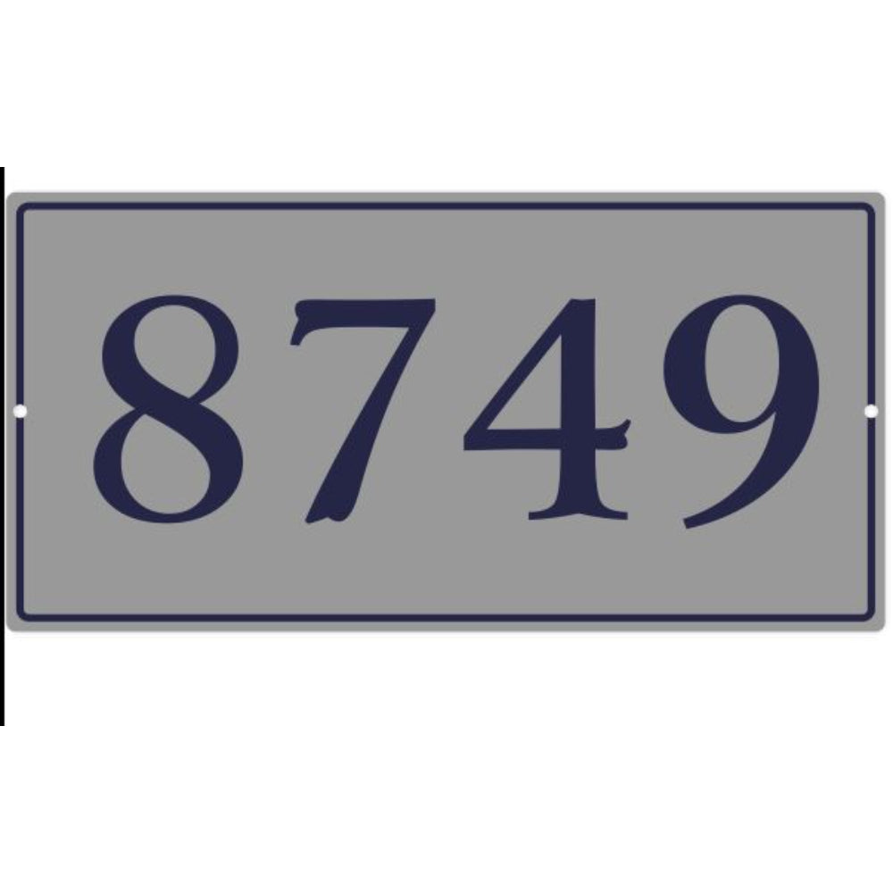 Fabrication, Building Number Sign, T4038, Size : 16" X 16" X 1/2" Boarder, Wo # 2021-1635082