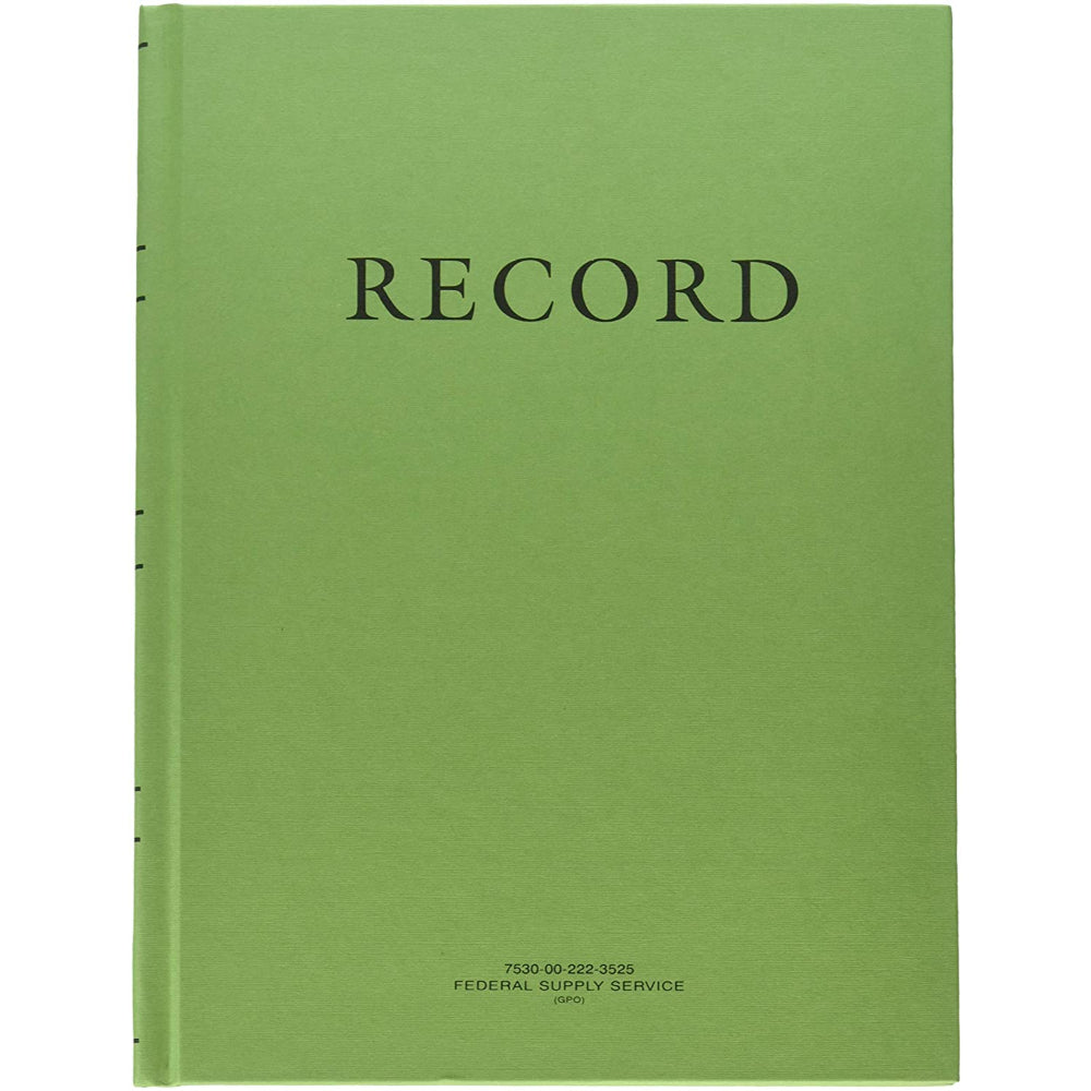 Book, Memorandum, 8.5 X 14 Inches, 7530-00-222-3524