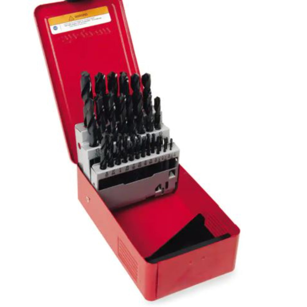 Drill Set, Twist, High Speed Steel, 29 Pieces, DB129