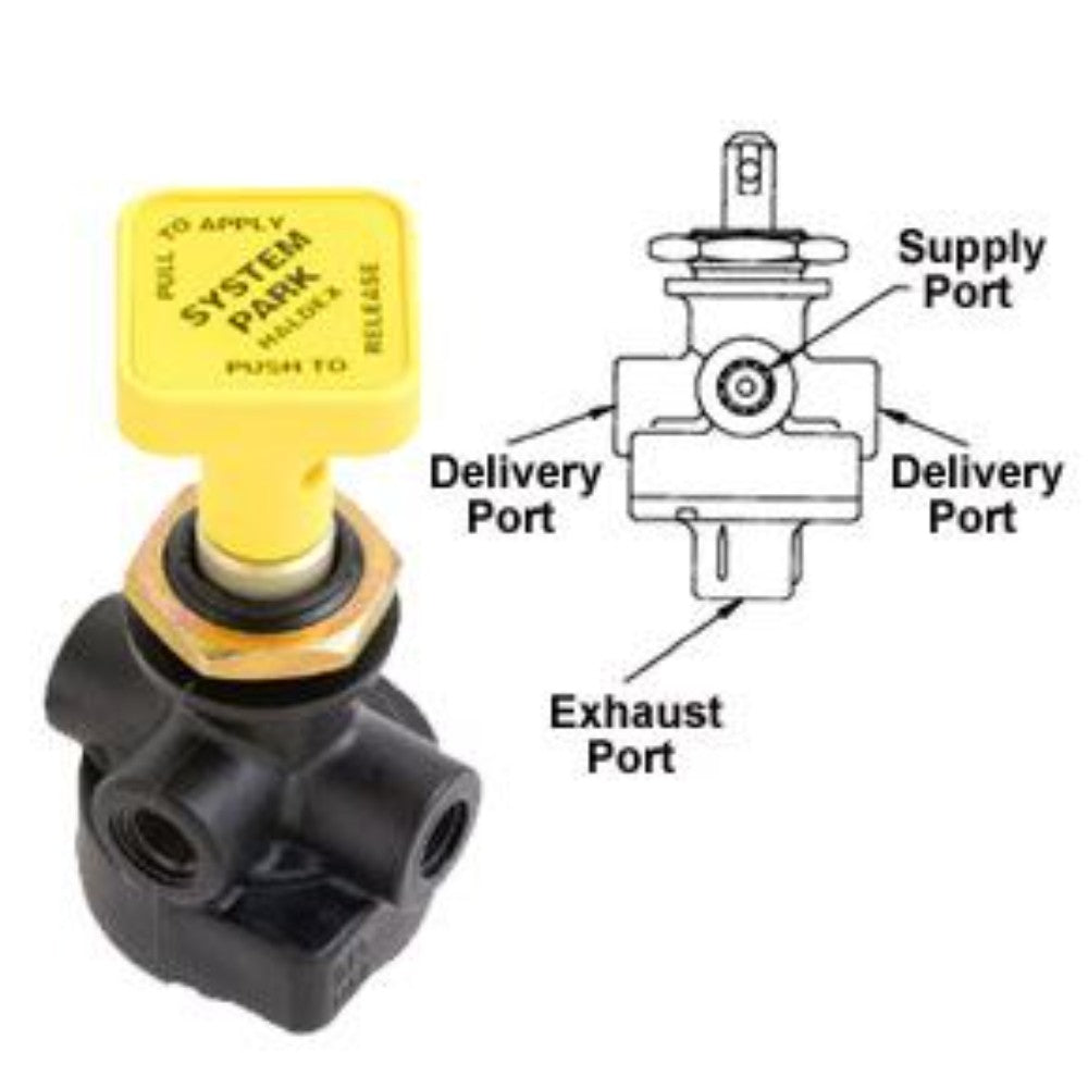 Valve, Brake Pneumatic, Steel, Plain, 0-1/4 X 0-1/8 Inches Kn20021
