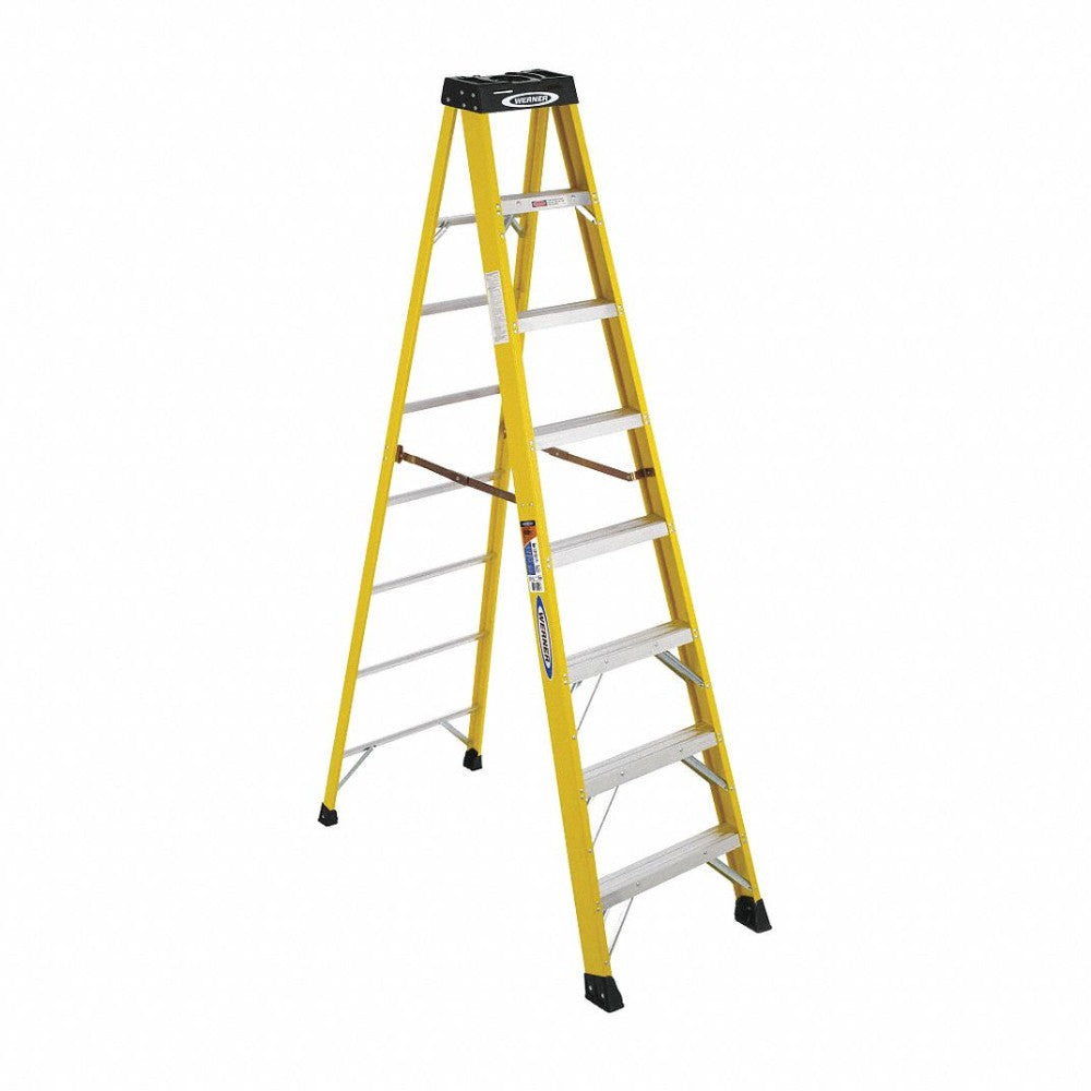 Ladder, Step, Fiberglass, 8 Feet, 29Jv24