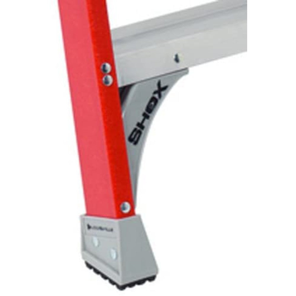 Step Ladder, Fiber Glass, Orange, 6 Feet, L12Fm1506