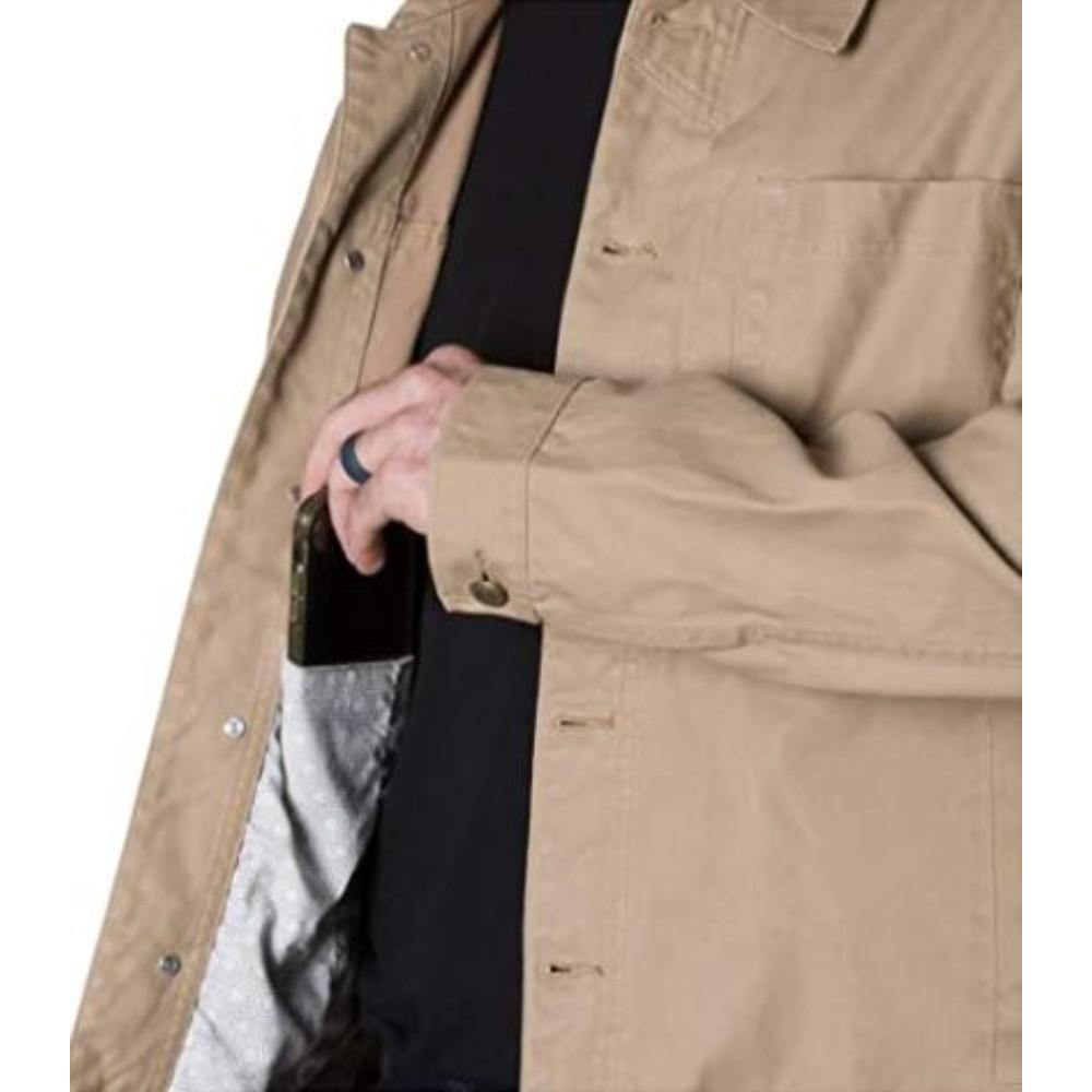 5.11 Tactical Men's Backlands Jacket, Dual Pockets, Coyote, Large, Style 78015 78015 - TagTorch