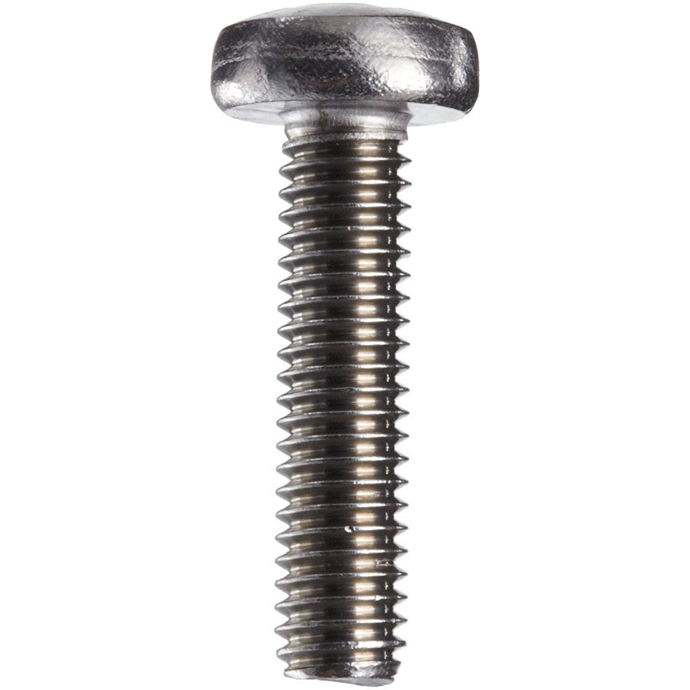 Screw, Machine, M6 X 10 Mm, Plain Stainless Steel Pan Head, 50 Per Pack