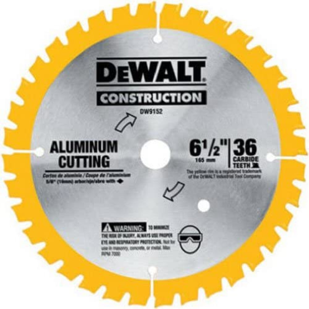Dw9152 6-1/2 36T Alum Dewalt S20 Sawbla Dw9152