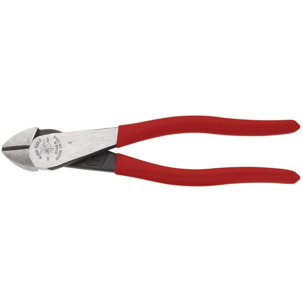 Klein Tools D248-8 Pliers, Diagonal Cutting Multi-Purpose Pliers with Angled Head, High-Leverage Design, and Short Jaw, 8-Inch