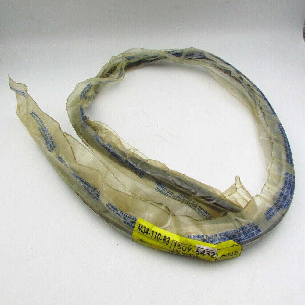 Molding, Windshield, Upper Side, Rubber, Light Truck, 50 X 1 Inches 15095432