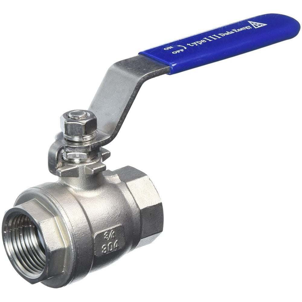 Valve, Ball, Threaded, Stainless Steel, 3/4 Inch Series 100-3/4