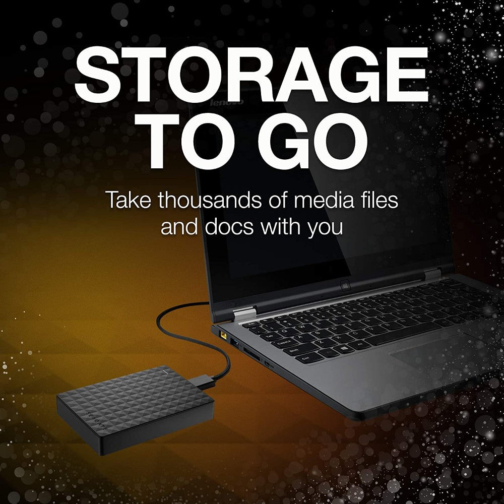 Memory, Portable, Hard Disk, Black, 4 Tb Stea4000400