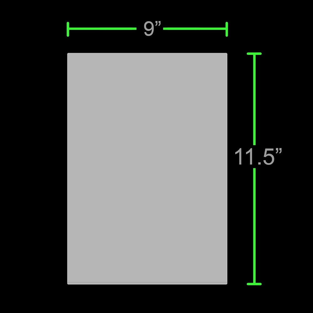 Pouches, Laminating, Thermal, Clear, 100 Pcs, 9 X 11.5 Inches X000Pogt43