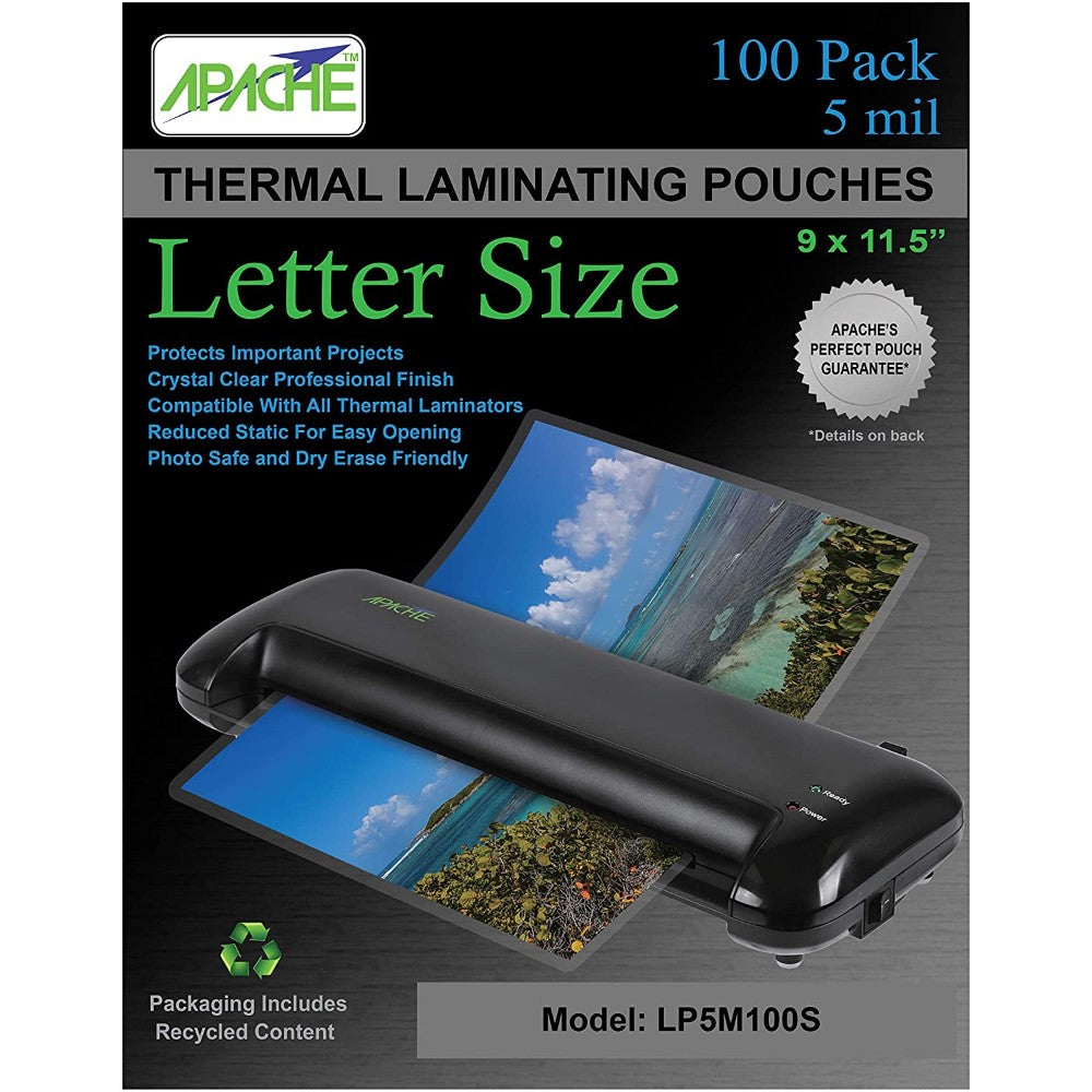 Pouches, Laminating, Thermal, Clear, 100 Pcs, 9 X 11.5 Inches X000Pogt43