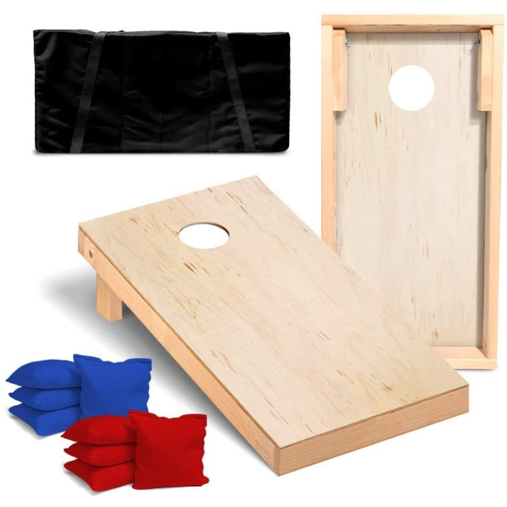Cornhole Set, Bean Bag Toss Game, Non-Painted, 24 X 48 B0033Az22K