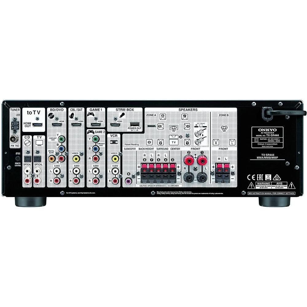 A/V Receiver, Channel, Black, 100-240V Tx-Sr444 (B) - TagTorch