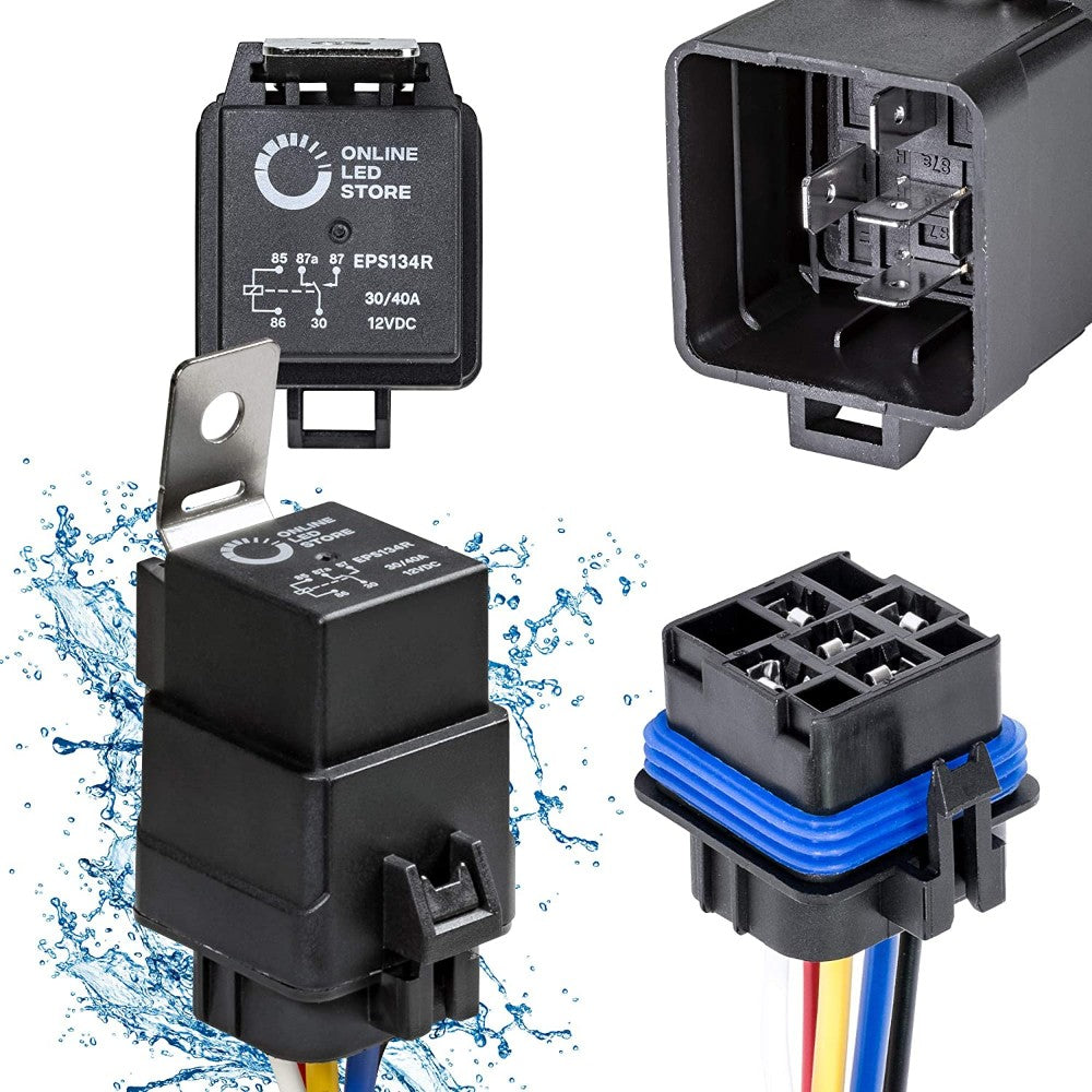 Relay Assembly, Spdt, 5 Pin, 12V, 40/30A Pszacceps177R