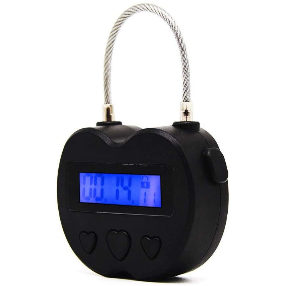 Security Padlock Electronic Timer Lock Behavioral Habit Aid Multi-Purpose Game Lock,Lock Up Addictive Objects Such As Cigarettes, Drugs, Cell Phones or Snacks. Suitable for Kitchens, Gyms, Schools